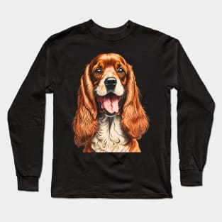 English Cocker Spaniel Dog Long Sleeve T-Shirt